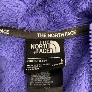 Purple The North Face jacket